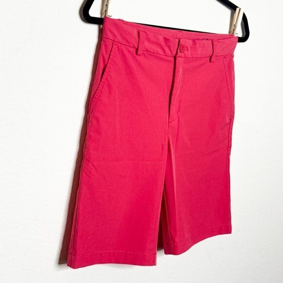 Vineyard Vines Boys Performance Coral Bermuda Shorts Size 16 - Picture 2 of 9